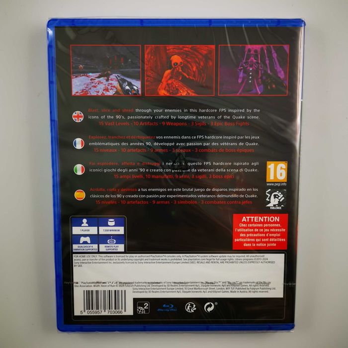 Wrath Aeon of Ruin PS4 Nowa