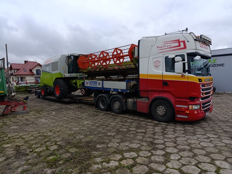 Transport kombajnów,sieczkarni i innych maszyn budowlanych