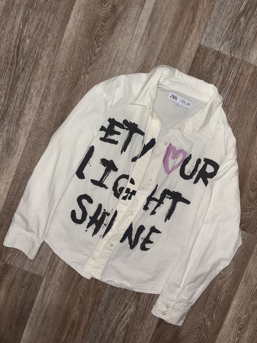 Блуза рубашка zara зі спідницею