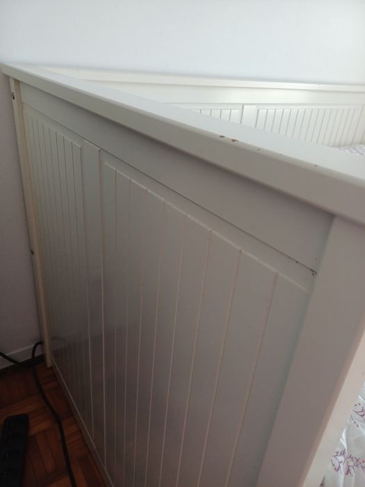 Cama Hemnes IKEA (individual/casal) + 2 colchões Sultan; desmontada