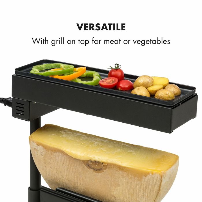 Grill do sera Raclette Elektryczny KLARSTEIN StołowyY 1000W Czarny