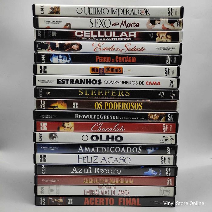 DVD 10/4 - Lote de 18 Filmes DVD's Diversos - Ref. VI