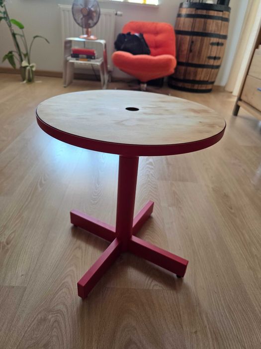 Stolik IKEA GRIMSARBO Stal, sklejka, modyfikowany