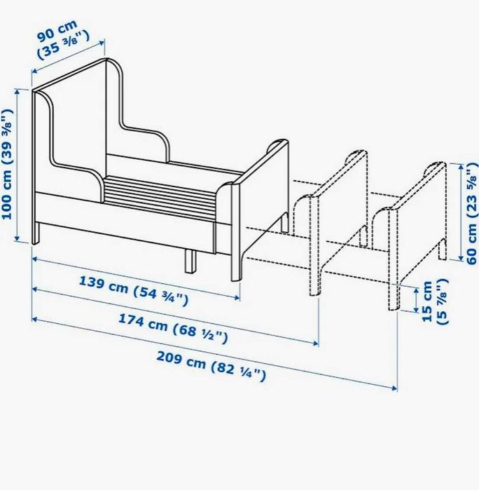 Cama extensivel ikea
