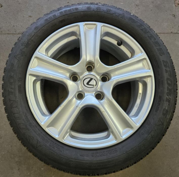 4x Felgi aluminiowe LEXUS / TOYOTA OE 7.0 x 16 5x114,3 ET45 Lexus IS