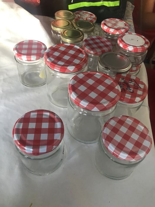 55 Frascos / Boiões de vidro novos e usados