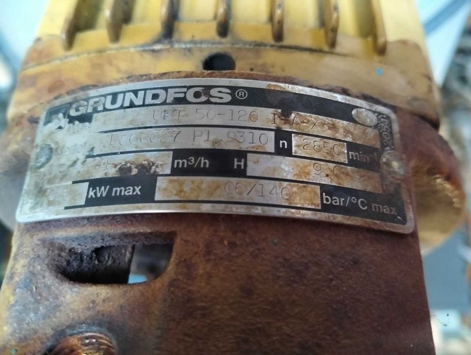 Електродвигун 1 кВт, 3000 об/хв вживаний від насоса Grundfos
