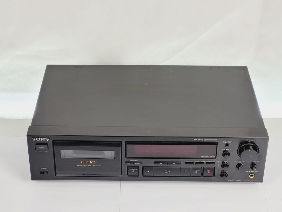 Sony TC K590 magnetofon kasetowy odtwarzacz Deck 3 head