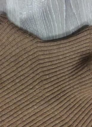 Сукня в рубчик, міді, шерсть у складі