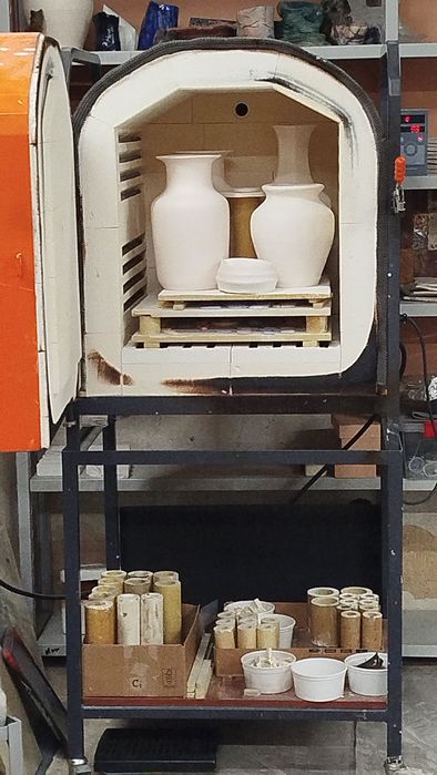 Aluguer Mufla Cerâmica para Cozeduras (forno de cerâmica até 1320ºC)