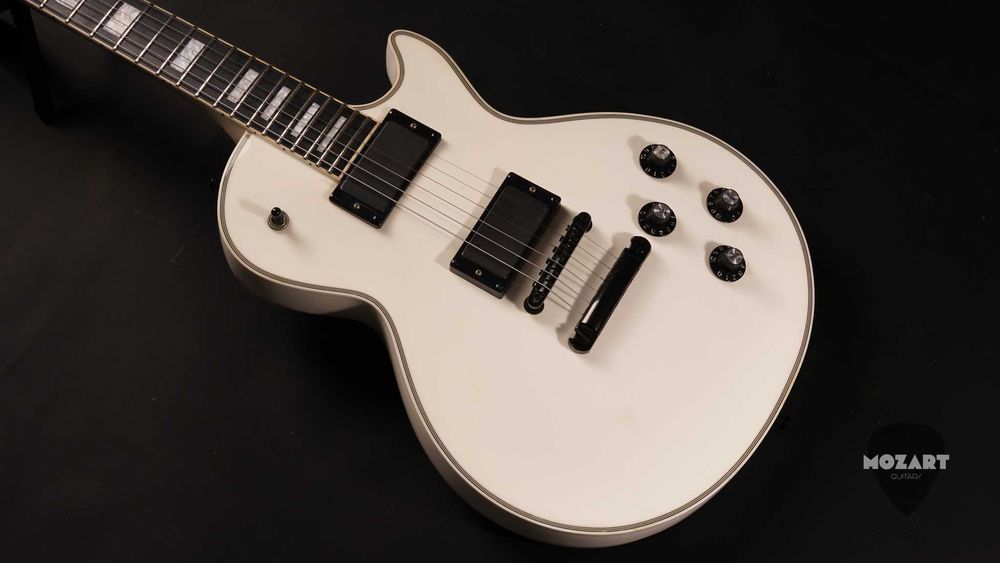 ESP Edwards E-LP-112CE – Alpine White – Japan (2000s) Łódź