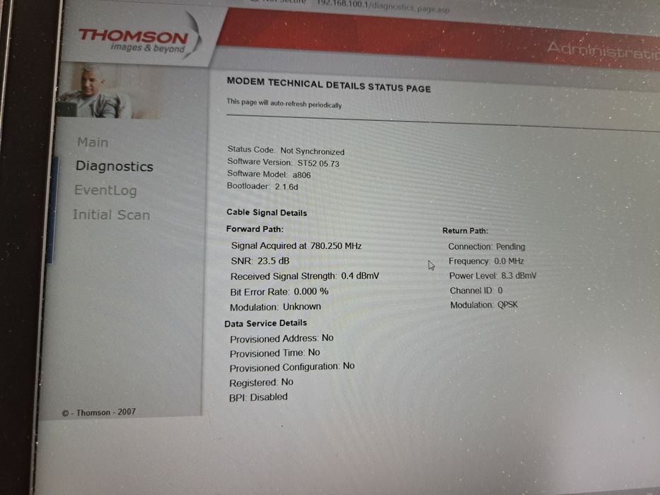 Dekoder kablowy Thomson