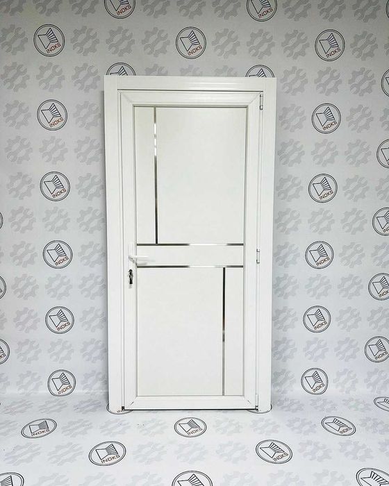 Двері металопластикові теплошумоізоляційні INOX NX09 вайт