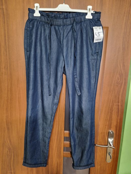 Spodnie chinosy granatowe rozmiar 36