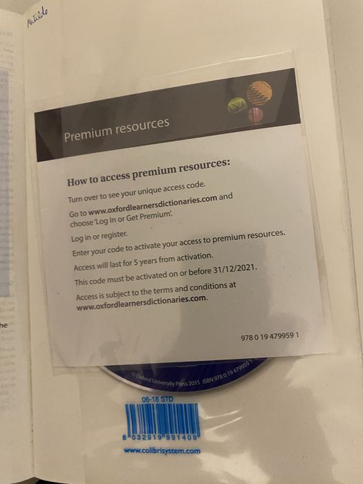 Dicionário - Oxford Advanced Learner’s Dictionary