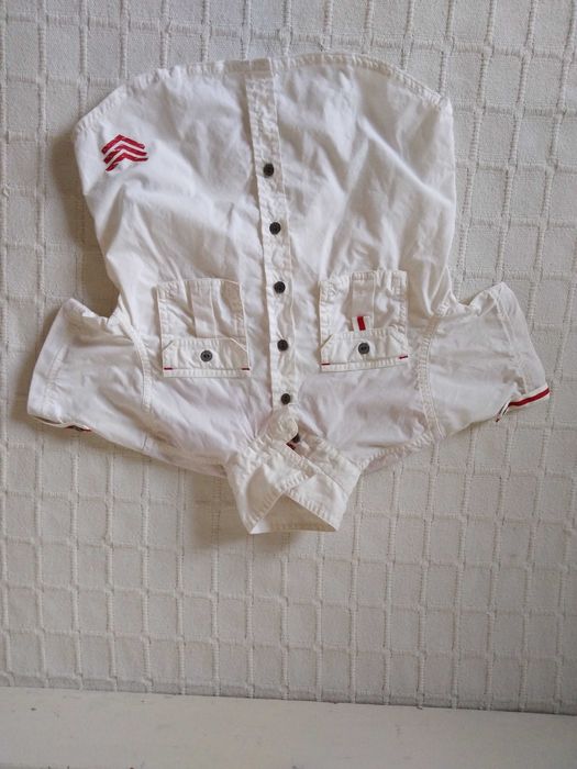 Camisa Branca Manga Curta DPam (Du Pareil au Même) 23 Meses