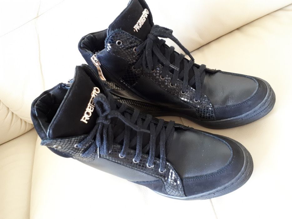 Sneakersy damskie skóra naturalna
