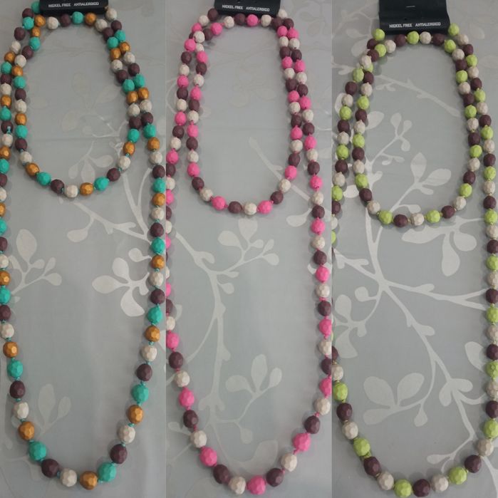 A ESTREAR - Colares sem brincos (com uma ou duas voltas)