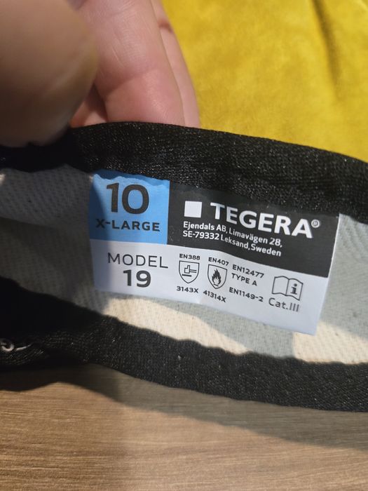 Tegera rękawice spawalnicze model 19, Rozmiar XL 10