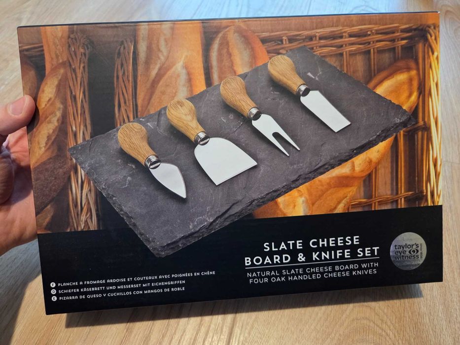 Kit Mármore e facas de queijo Novo