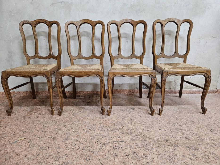 Ładne krzesła ludwikowskie 4 sztuki /