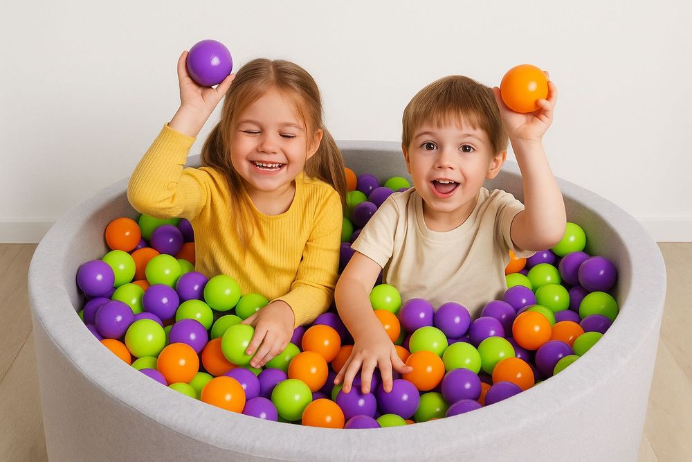 Piłki Do Suchego Basenu Kojca 6cm 500szt Kolorowe Kulki Piłeczki