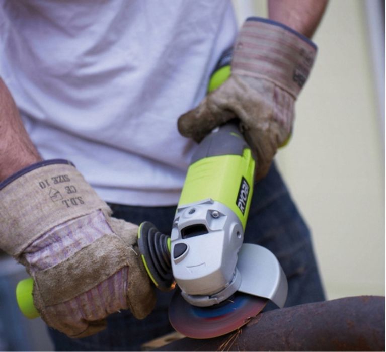 RYOBI Szlifierka Kątowa Akumulatorowa Bezszczotkowa 115m Tarcza