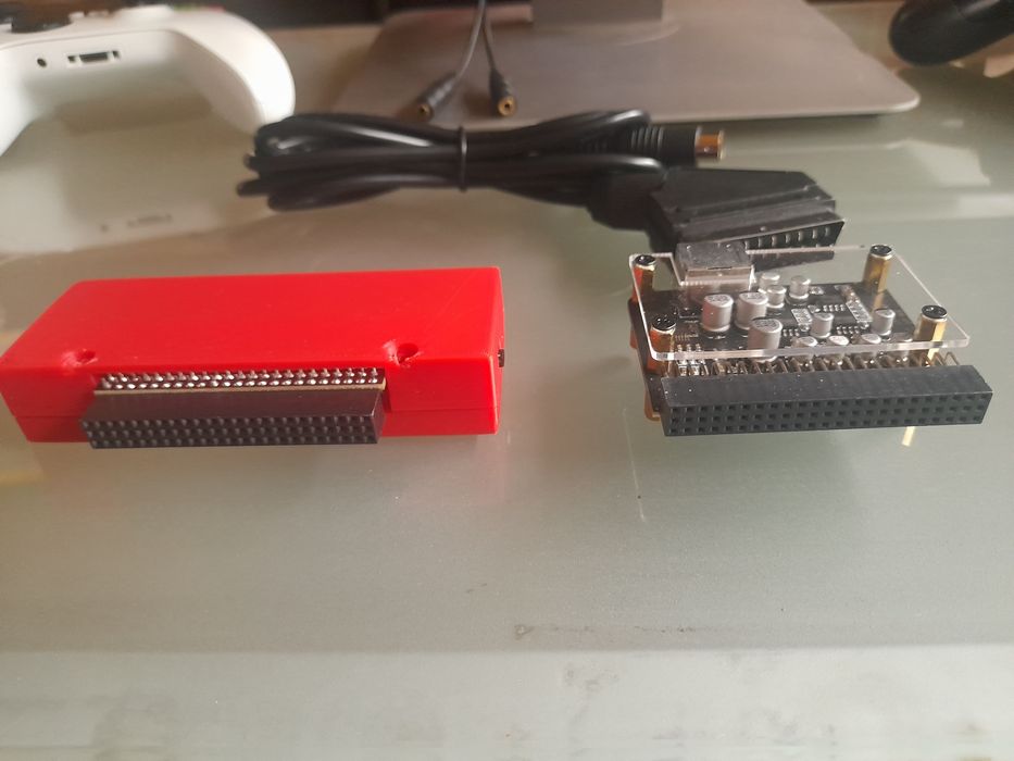 PC Engine - adaptadores + cabo RGB Scart64586065579139121