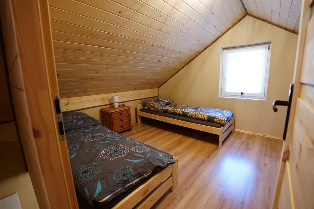 Domek letniskowy Pietryna Jacuzzi Sauna Balia Kajak Chańcza Do wynajęc