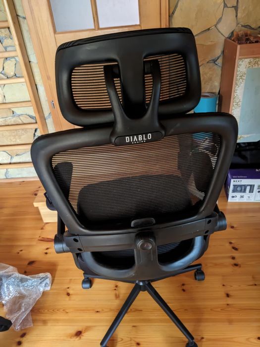 Fotel ergonomiczny biurowy gamingowy Diablo V-Light Czarny