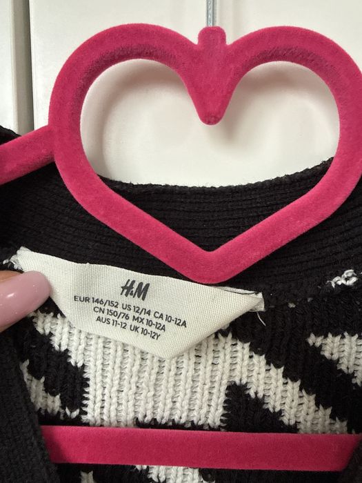 H&M kardigan sweter 146/152