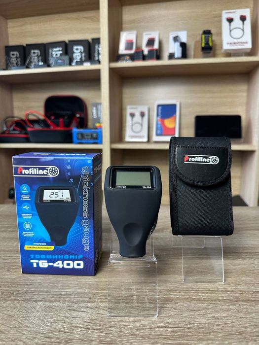 ‼️Товщиномір фарби Profiline TG-400 (3000мкм, Fe/Zn/NFe/Putty)