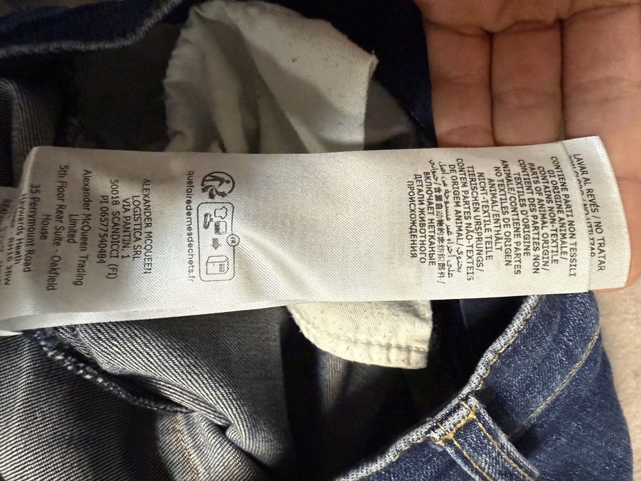 Джинсы Alexander McQueen оригинал