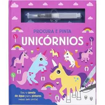 Livros Para Pintar Com Água: Cores /Unicórnios /Animais/.. - Desde 4€