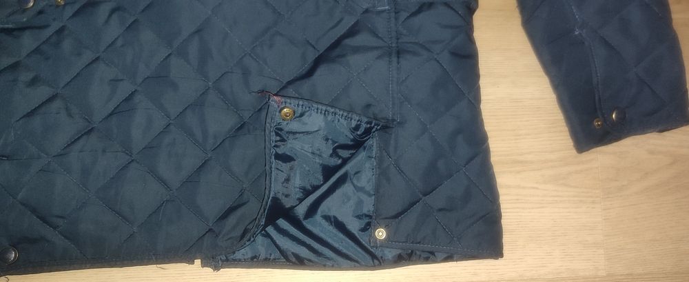 Kurtka Regatta r. 18 / 44 / XXL ocieplana pikowana granatowa