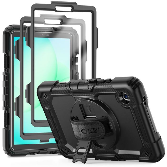 Tech-protect Solid 2-SET Galaxy Tab A9 / A11 8.7 X110 / X115 / X133 / X135 Black