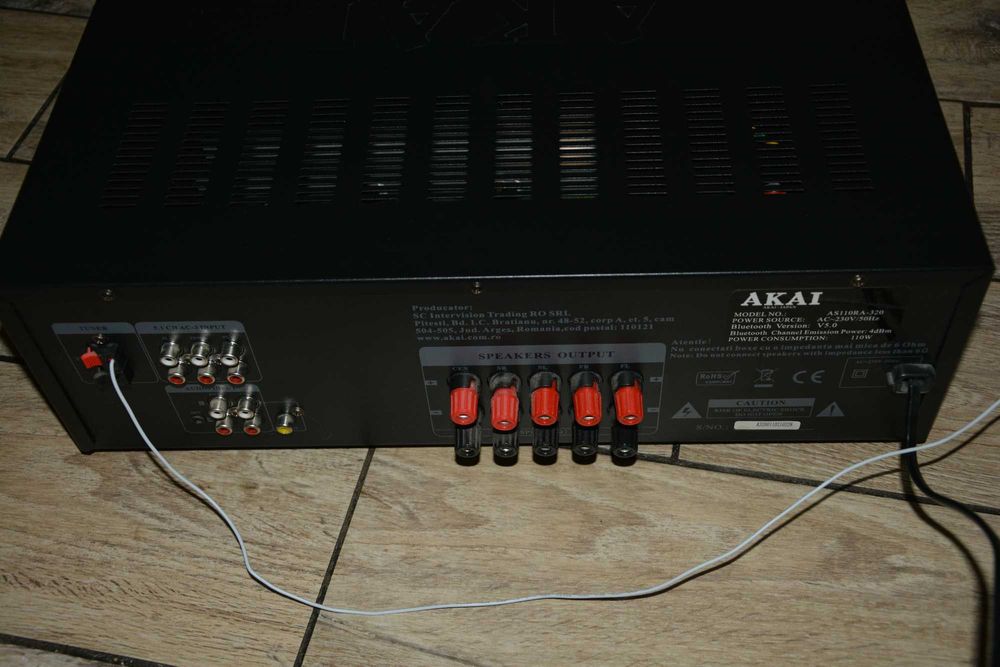 Amplituner AKAI AS110RA-320 5.1 Bluetooth USB SD