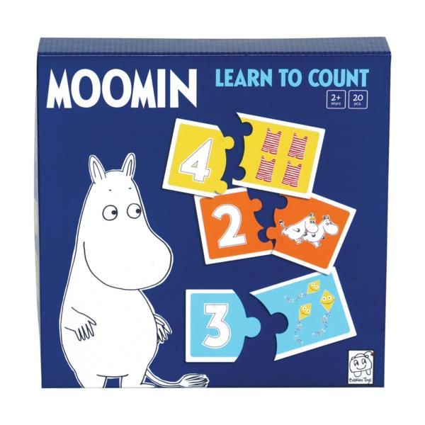 Puzzle Edukacyjne Naucz się Liczyć Muminki dla 2 latka