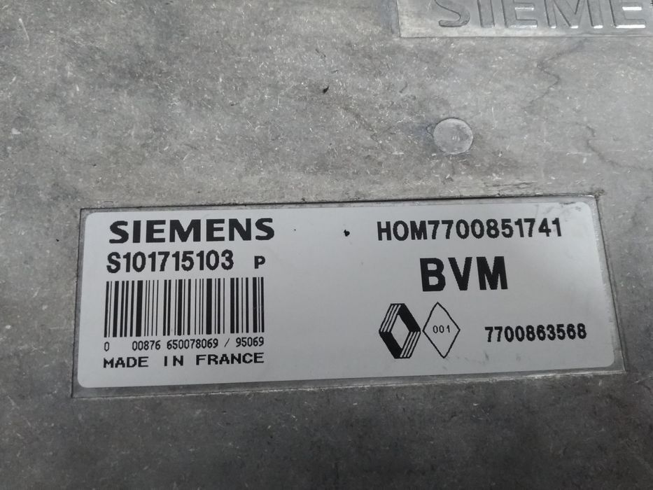 Centralina Motor Siemens Clio 1.8 16V Phase 2
