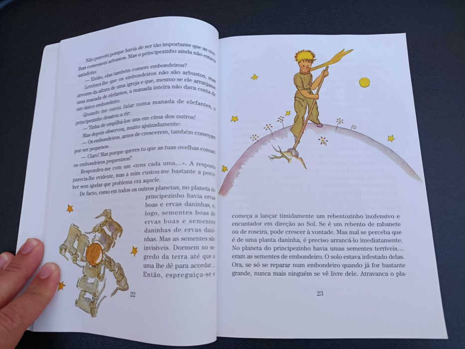 Livro "O Principezinho", de Antoine de Saint-Exupéry
