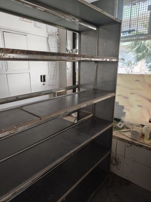 Estante inox prateleiras.