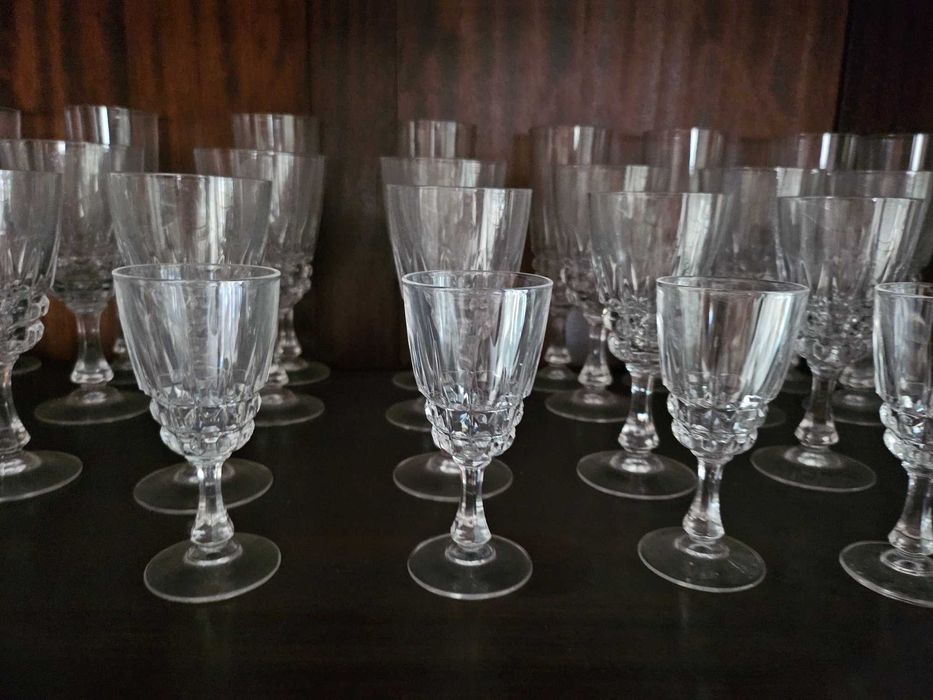 Serviço incompleto de copos Cristal d'Arques