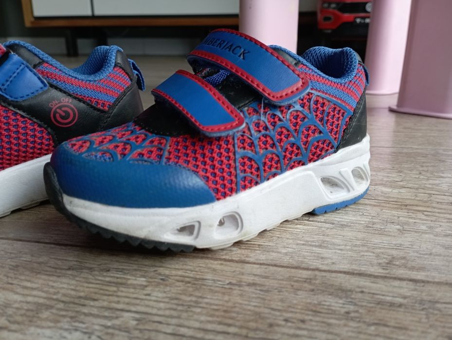 Adidasy świecące chłopięce LumberJack Spiderman