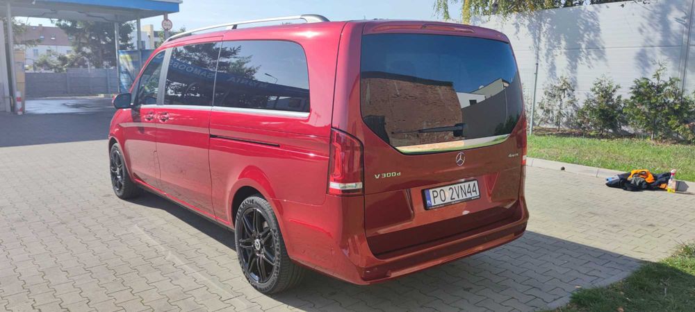 Wynajem BUS 7os. MERCEDES V300d Automat ExtraLong 237KM 2021 4x4