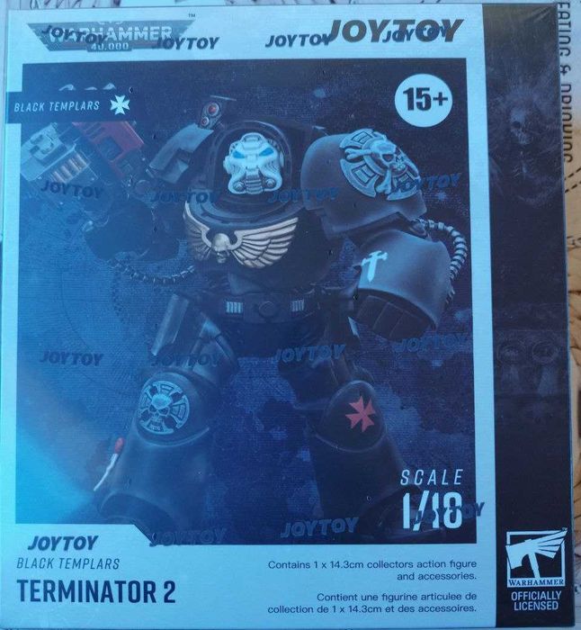 Коллекционная фигурка JoyToy Warhammer 40K Black Templars Terminator 2