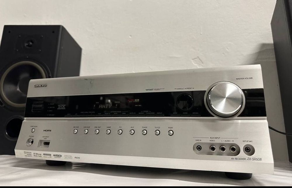 7.2 Amplituner Onkyo TX-SR608 (7 × 160 Вт / HDMI / Bi-Amping