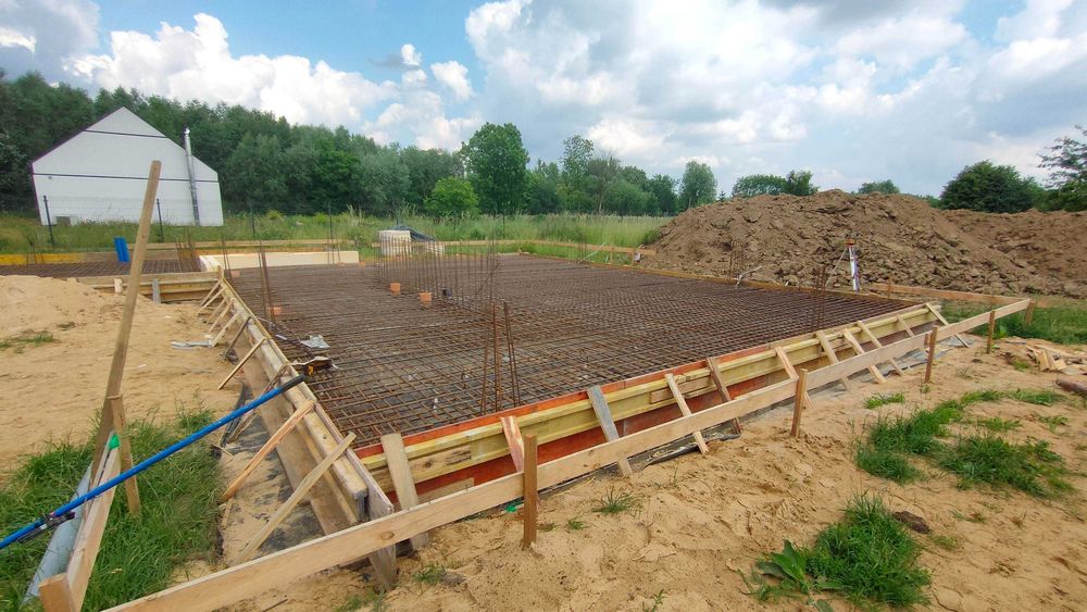 Płyty fundamentowe budowa domów tarasy schody