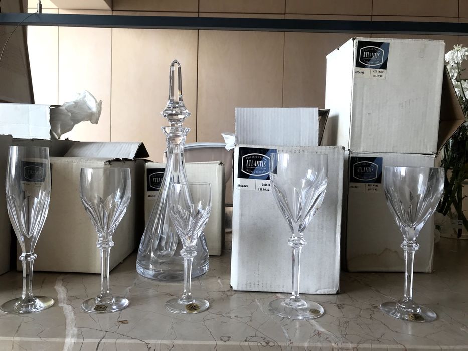 Copos de cristal Atlantis - por estrear!