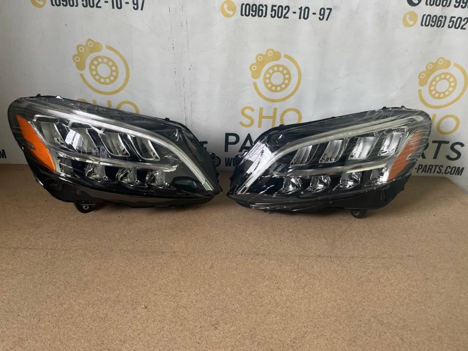 Фари, фара права, фара ліва Mercedes W205 2019 2020 2021 2022