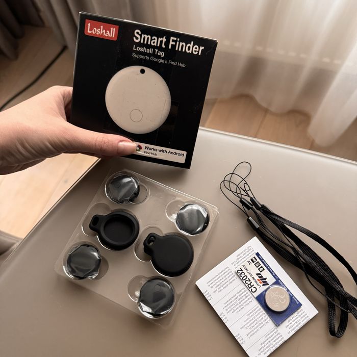 Loshall Smart Finder 4 штуки з чохлами Bluetooth tag для ключів трекер для пошуку речей Android